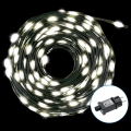 Aigostar - Cadena LED navideña exterior 300xLED/8 funciones 33m IP44 blanco frío