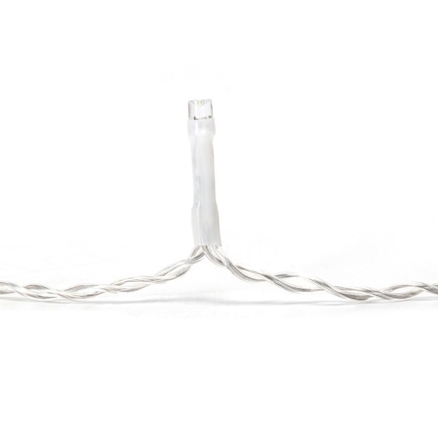 Aigostar - Cadena LED para exterior 100 LED/8 funciones 5x0,4 m IP44 blanco frío