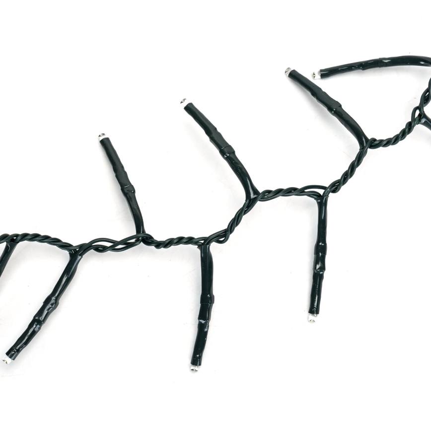 Aigostar - Cadena luminosa navideña LED para exterior, 600 LEDs/8 funciones, 18 m, IP44, blanco frío