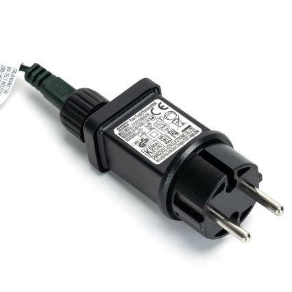 Aigostar - Cadena luminosa navideña LED para exterior, 600 LEDs/8 funciones, 18 m, IP44, blanco frío