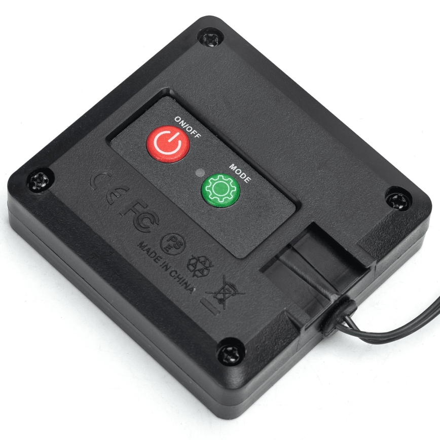 Aigostar - Cadena solar LED 102xLED/2x0,7m IP65 300 mAh blanco cálido eucalipto