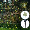 Aigostar - Cadena solar LED 102xLED/2x0,7m IP65 blanco cálido hiedra