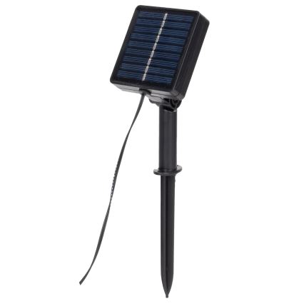 Aigostar - Cadena solar LED 110xLED/4m IP65 300 mAh blanco cálido eucalipto
