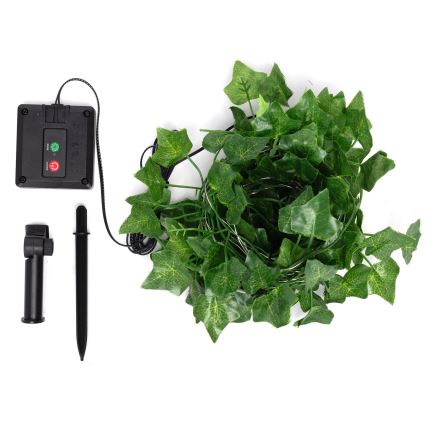 Aigostar - Cadena solar LED 50xLED/7m IP65 300 mAh blanco cálido ivy