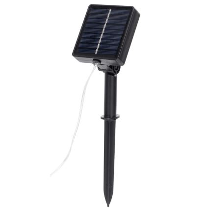 Aigostar - Cadena solar LED 70xLED/4x1m IP65 300 mAh blanco cálido oliva