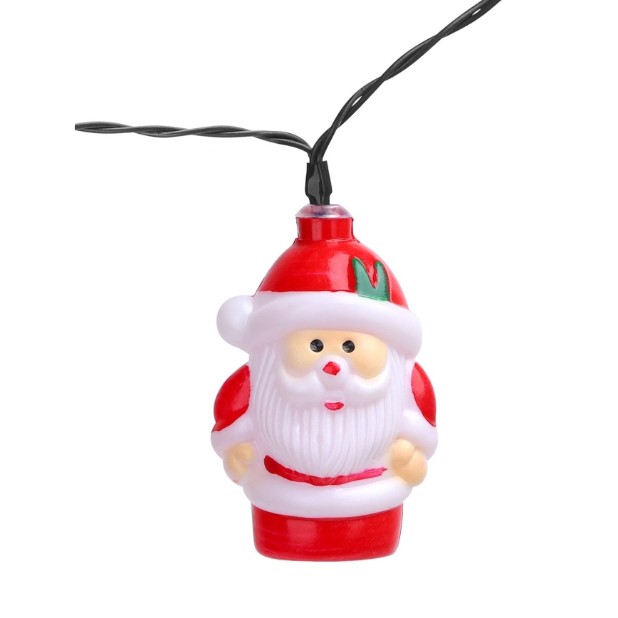 Aigostar - Cadena solar LED de navidad 10xLED/3,8 m IP44 blanco frío 400 mAh