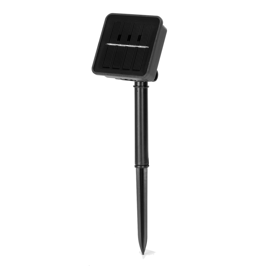 Aigostar - Cadena solar LED LED/8 funciones 12m 800 mAh IP65 800 mAh multicolor