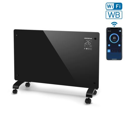 Aigostar - Calefactor eléctrico inteligente/convector 2000 W Wi‑Fi