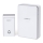 Aigostar - Campana inalámbrica 3xAA/12V IP44 blanco/plata