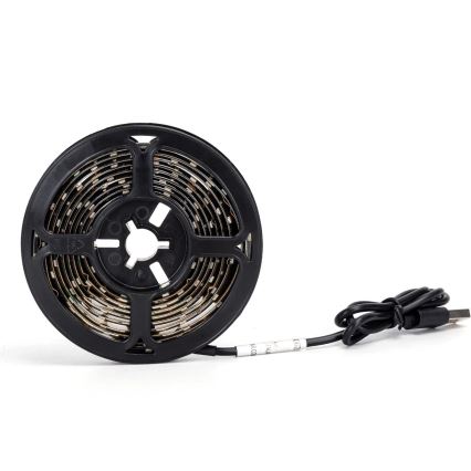 Aigostar - Cinta LED 2m LED/4,9W/5V 6500K IP65 negro