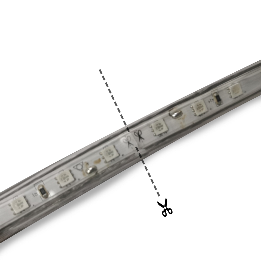 Aigostar - Cinta LED exterior 50m LED/350W/230V verde IP65