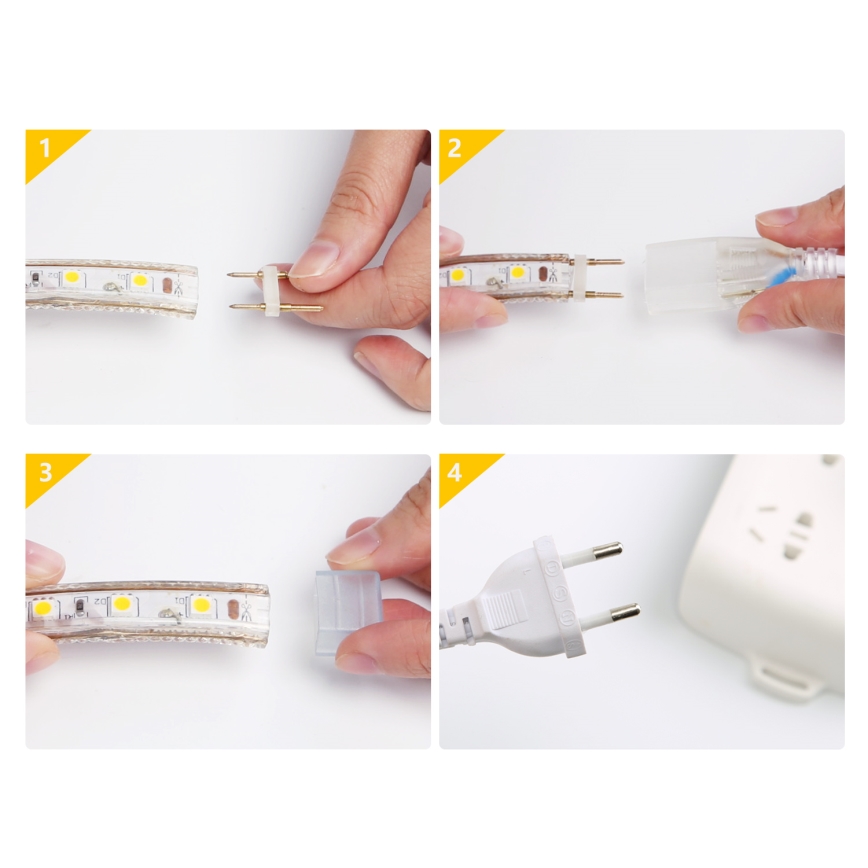 Aigostar - Cinta LED exterior 50m LED/400W/230V 6500K IP65