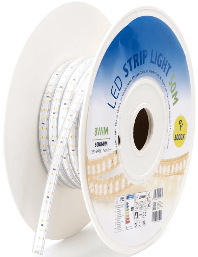 Aigostar - Cinta LED LED/400W/230V 50m 3000K IP65
