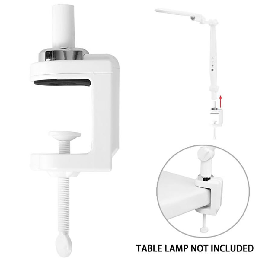 Aigostar - Clip para lámpara de mesa blanco