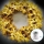 Aigostar - Corona navideña LED 3D para exterior, 72 LEDs, 3x AA, Ø 50 cm, IP44, blanco cálido