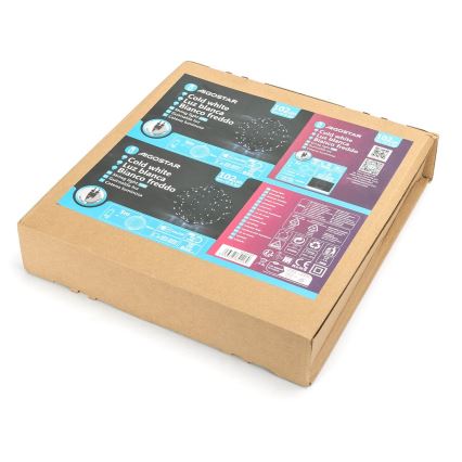 Aigostar - Decoración navideña LED exterior 3,6W/230V esfera 30cm IP44 blanco frío