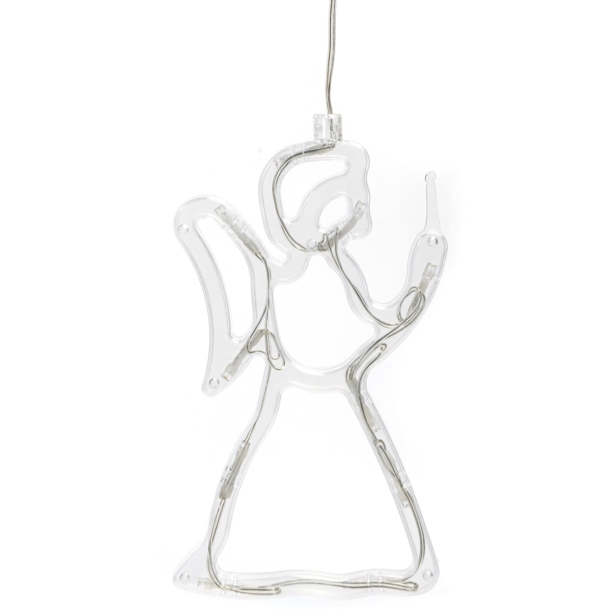 Aigostar - Decoración navideña LED LED/3xAAA ángel 21cm