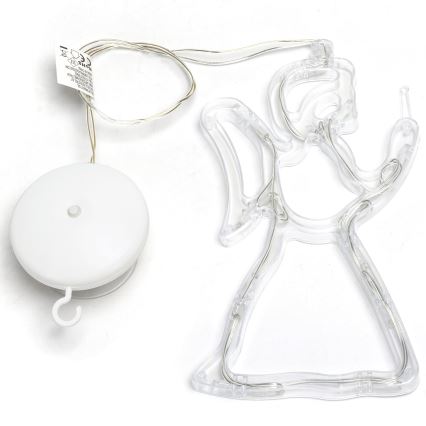 Aigostar - Decoración navideña LED LED/3xAAA ángel 21cm