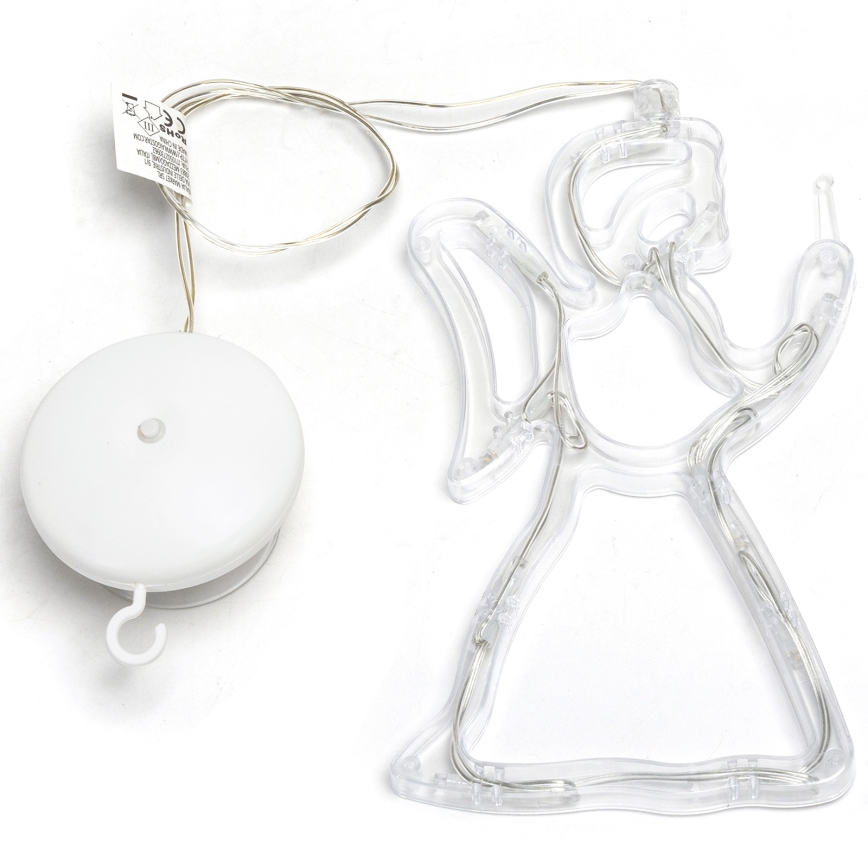 Aigostar - Decoración navideña LED LED/3xAAA ángel 21cm