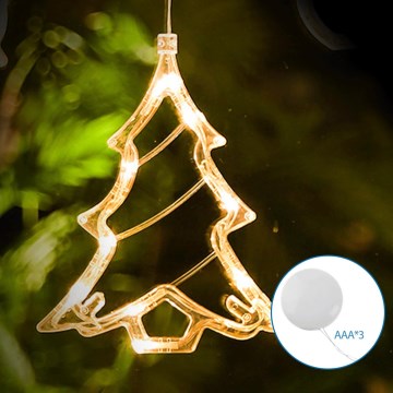 Aigostar - Decoración navideña LED LED/3xAAA árbol 20cm