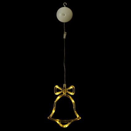 Aigostar - Decoración navideña LED LED/3xAAA bell 18cm