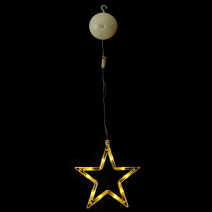 Aigostar - Decoración navideña LED LED/3xAAA estrella 19cm