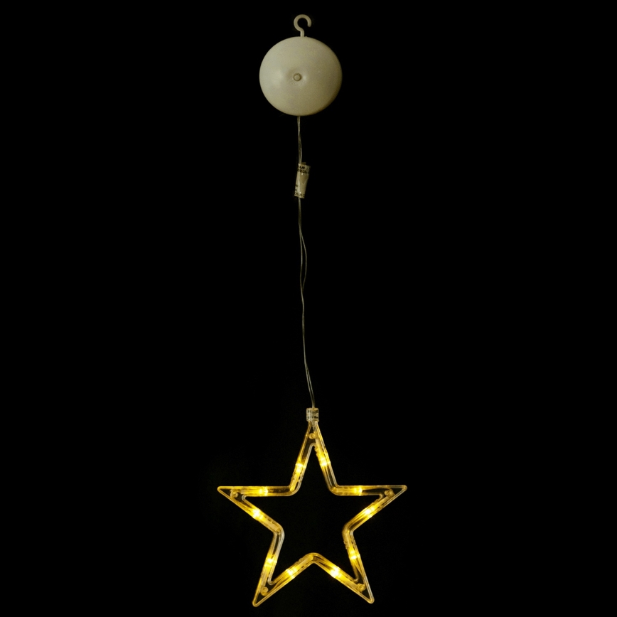 Aigostar - Decoración navideña LED LED/3xAAA estrella 19cm