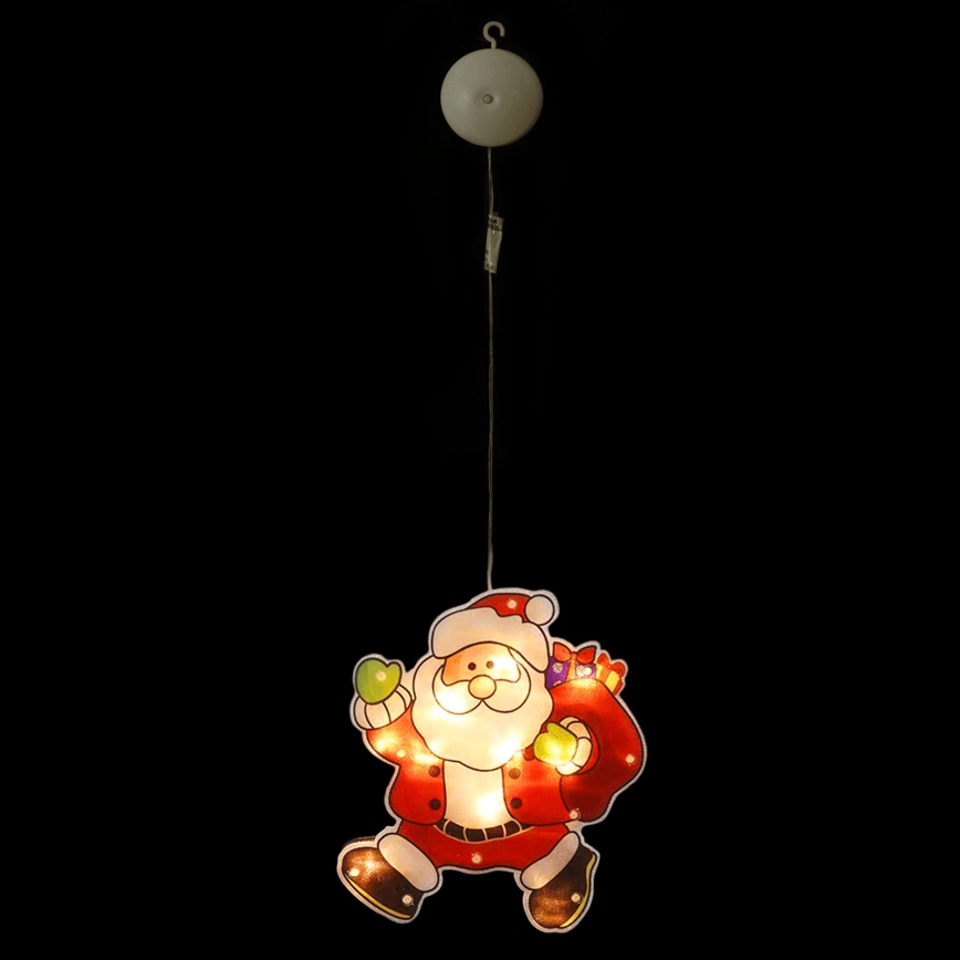 Aigostar - Decoración navideña LED LED/3xAAA Santa 45cm