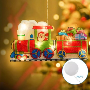 Aigostar - Decoración navideña LED LED/3xAAA trenecito 13,4cm