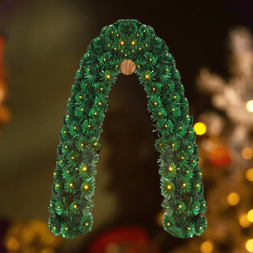 Aigostar - Decoración navideña LED para exterior 112xLED/3,6W/230V 2m IP44 blanco cálido