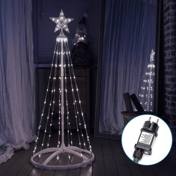 Aigostar - Decoración navideña LED para exterior LED/3,6W/230V 150 cm IP44 blanco frío
