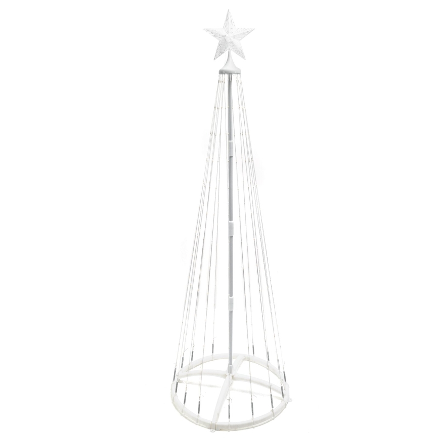 Aigostar - Decoración navideña LED para exterior LED/3,6W/230V 150 cm IP44 blanco frío