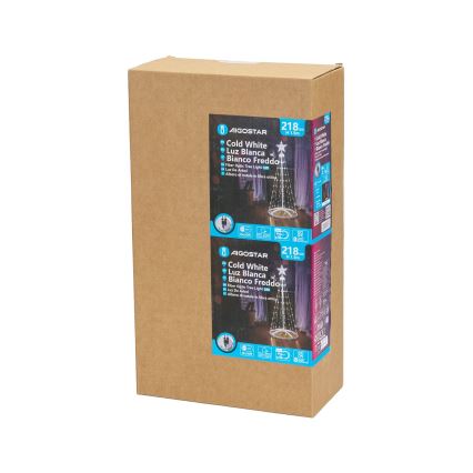 Aigostar - Decoración navideña LED para exterior LED/3,6W/230V 150 cm IP44 blanco frío
