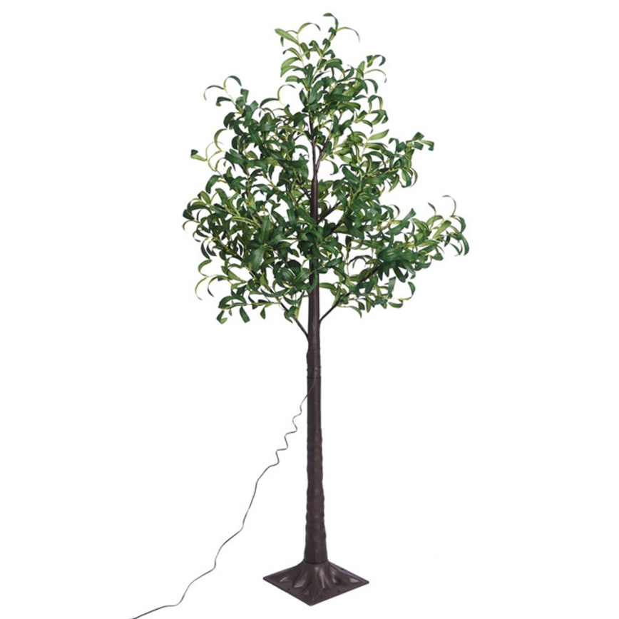 Aigostar - Decoración solar LED 150xLED/3,2m IP65 1200 mAh blanco cálido oliva