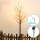 Aigostar - Decoración solar LED 96xLED/3,5m IP65 1200 mAh árbol blanco cálido
