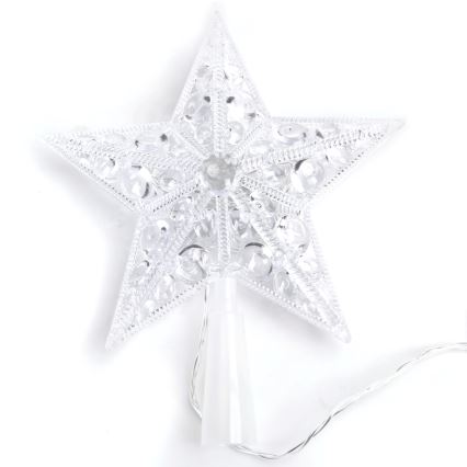 Aigostar - Estrella decorativa navideña LED 16xLED/3xAA, blanco cálido