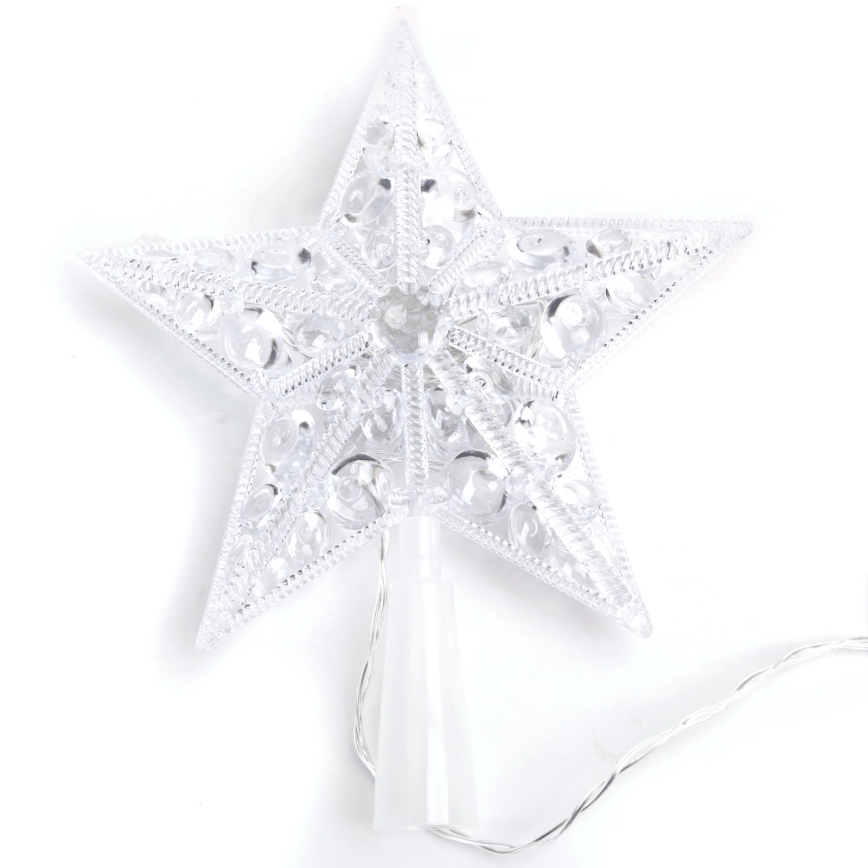 Aigostar - Estrella decorativa navideña LED 16xLED/3xAA, blanco cálido