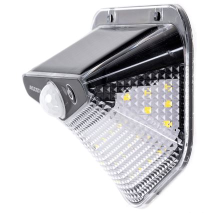 Aigostar - Faro Solar LED con sensor LED/3,7V 6500K 500 mAh IP65 negro