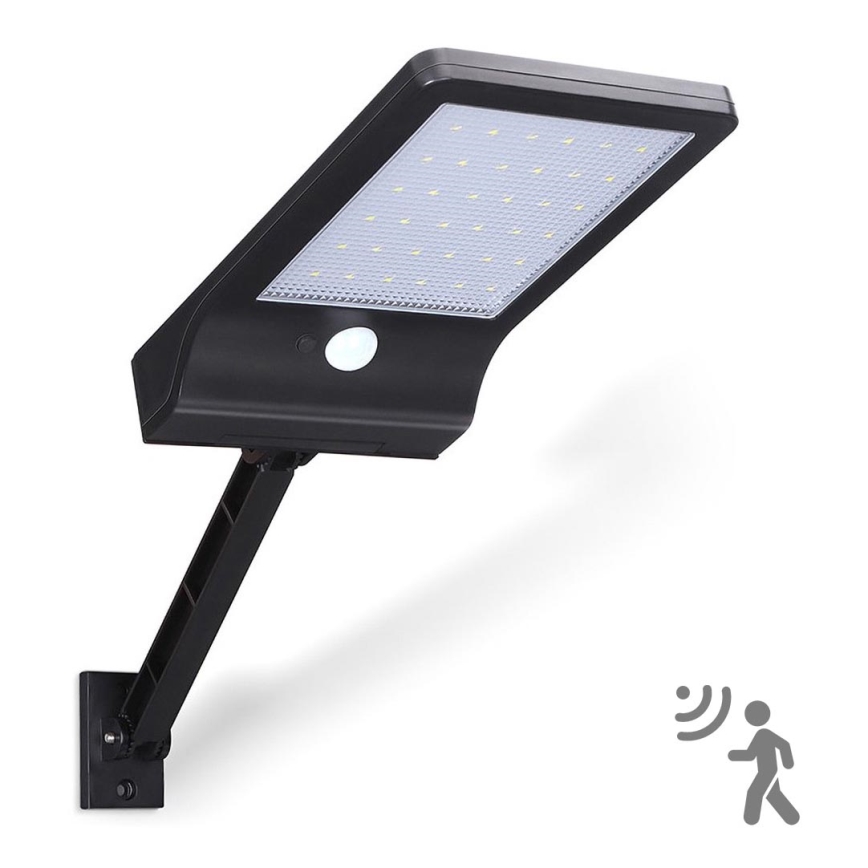 Aigostar - Farola solar LED con sensor LED/2,3W/5,5V 1800 mAh IP65