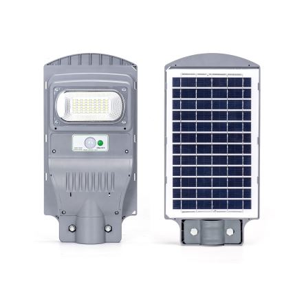 Aigostar - Farola solar LED con sensor LED/50W/3,2V 5000mAh IP65 6500K + control remoto