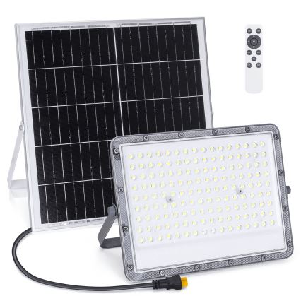 Aigostar - Proyector solar LED regulable LED/200W/3,4V 20000 mAh IP65 + mando a distancia