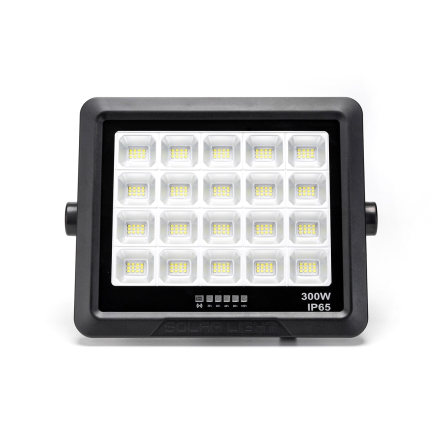 Aigostar - Foco solar LED regulable LED/300W/3,4V IP65 20000 mAh + mando a distancia