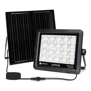 Aigostar - Foco solar LED regulable LED/300W/3,4V IP65 20000 mAh + mando a distancia