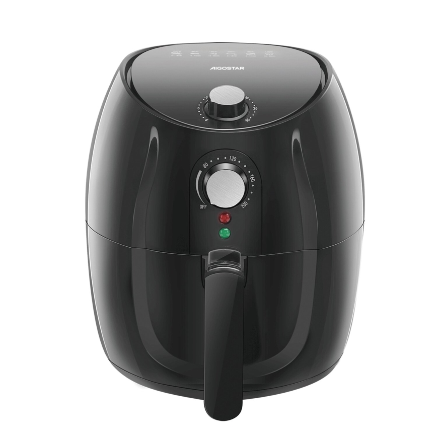 Aigostar - Freidora de aire caliente 1500W/230V 3,5l negro
