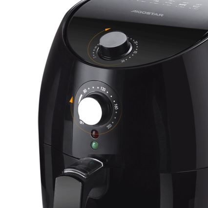 Aigostar - Freidora de aire caliente 1500W/230V 3,5l negro