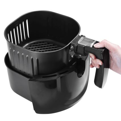 Aigostar - Freidora de aire caliente 1500W/230V 3,5l negro