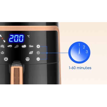 Aigostar - Freidora de aire caliente 7l 1900W/230V