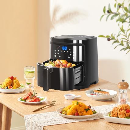 Aigostar - Freidora de aire caliente inteligente 7l 1900W/230V/60min Wi-Fi