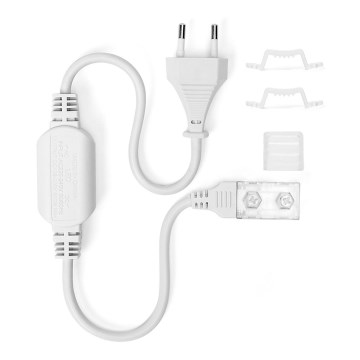 Aigostar - Fuente de alimentación para tiras LED 10 mm, 600 W/230 V, blanca