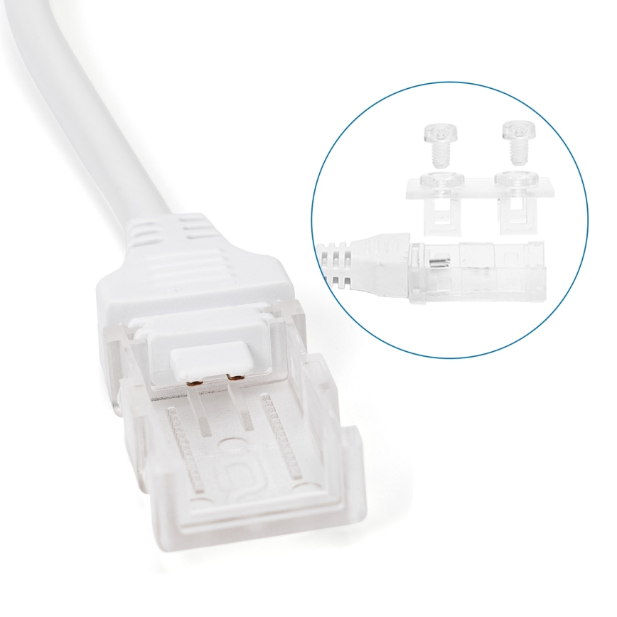 Aigostar - Fuente de alimentación para tiras LED 10 mm, 600 W/230 V, blanca
